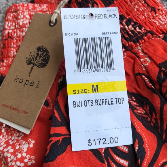 ❤️SALE NWT Anthropologie Kopal Off Shoulder Crop - Picture 8 of 9